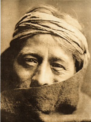 WAIHUSIWA, A ZUNI KYAQIMASSI  EDWARD CURTIS NORTH AMERICAN INDIAN PHOTO